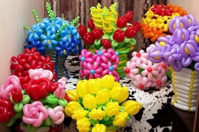 Фигурки из воздушных шаров – лучший подарок на годовщину свадьбы