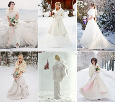 Зимняя невеста: шубка и сапожки