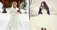 Пальто невесты: выбираем верхнюю одежду