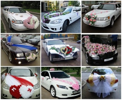 Выбор цвета свадебного автомобиля