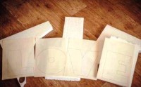 Как сделать объемные свадебные буквы из пенопласта своими руками