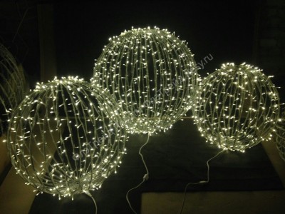 LED-шары с подсветкой снаружи