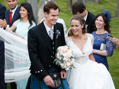 В Шотландии состоялась свадьба Энди Маррея